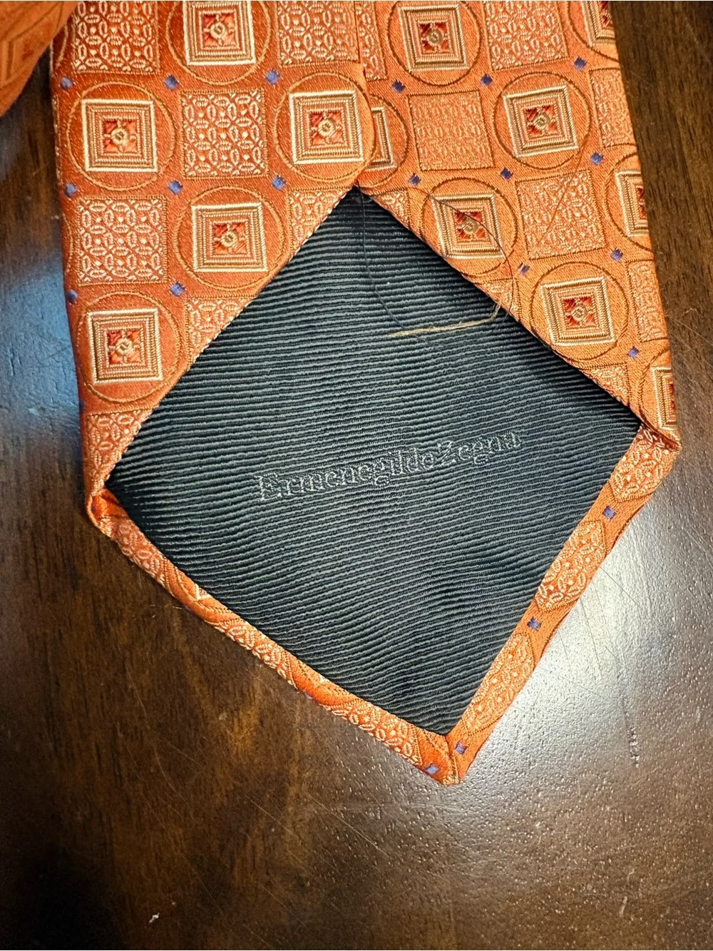 Ermenegildo Zegna vibrant orange